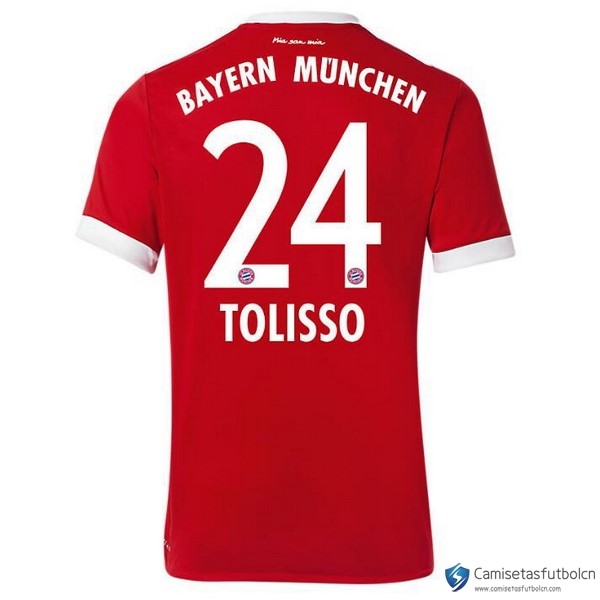 Camiseta Bayern Munich Primera equipo Tolisso 2017-18
